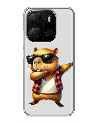 Чохол для TECNO Pop 7 Pro з картинкою «Капібара репер даб»