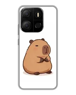 Чохол для TECNO Pop 7 Pro з картинкою «Товстенька капібара»