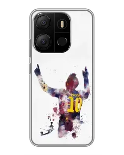 Чехол для TECNO Pop 7 Pro с картинкой «Акварельный Месси Барселона» Чехол для TECNO Pop 7 Pro с картинкой «Акварельный Месси Барселона»