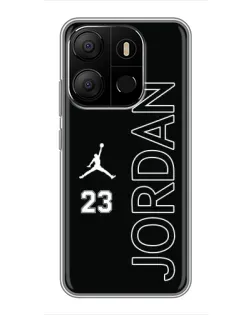 Чехол для TECNO Pop 7 с картинкой «Jordan Vertical»
