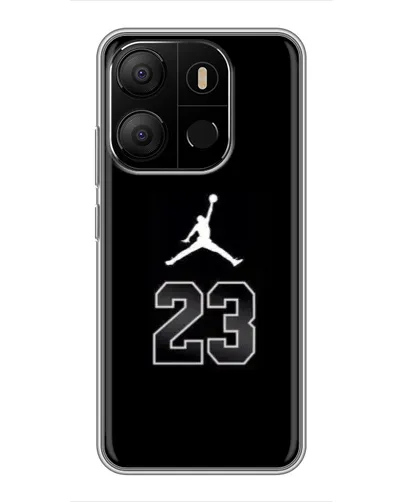 Чехол для TECNO Pop 7 с картинкой «Jordan Flight 23»