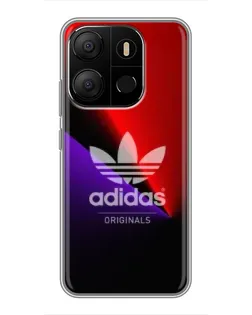 Чехол для TECNO Pop 7 с картинкой «Adidas Red Neon» Чехол для TECNO Pop 7 с картинкой «Adidas Red Neon»