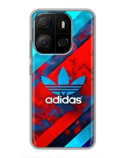 Чехол для TECNO Pop 7 с картинкой «Абстракция Adidas»