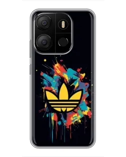 Чехол для TECNO Pop 7 с картинкой «Adidas Splash»