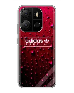 Чехол для TECNO Pop 7 с картинкой «Adidas Gold Marble»