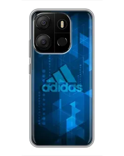 Чехол для TECNO Pop 7 с картинкой «Adidas Sport Art»