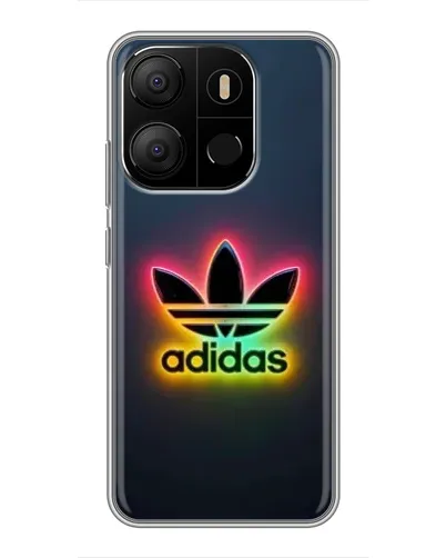 Чехол для TECNO Pop 7 с картинкой «Неоновый Adidas» Чехол для TECNO Pop 7 с картинкой «Неоновый Adidas»