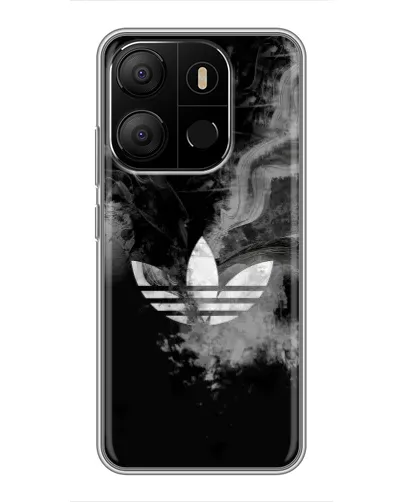 Чехол для TECNO Pop 7 с картинкой «Абстрактный дым Adidas» Чехол для TECNO Pop 7 с картинкой «Абстрактный дым Adidas»