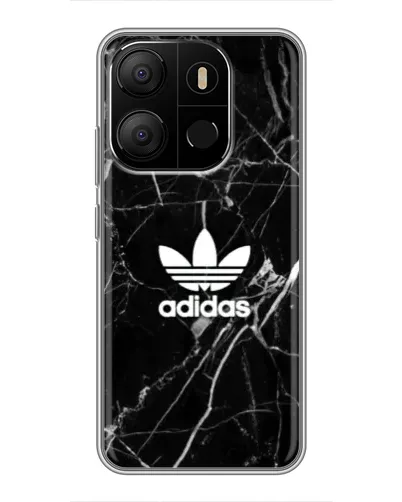 Чехол для TECNO Pop 7 с картинкой «Белый мрамор Adidas» Чехол для TECNO Pop 7 с картинкой «Белый мрамор Adidas»