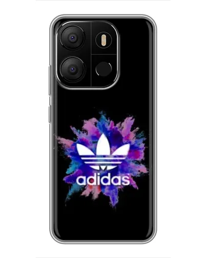 Чехол для TECNO Pop 7 с картинкой «Взрыв красок Adidas» Чехол для TECNO Pop 7 с картинкой «Взрыв красок Adidas»