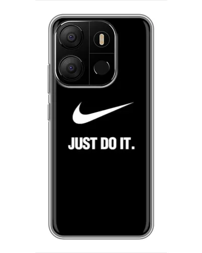 Чехол для TECNO Pop 7 с картинкой «Классический принт Nike»