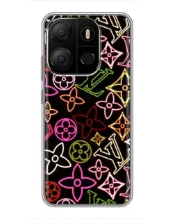 Чехол для TECNO Pop 7 с картинкой «Неоновый микс Nike» Чехол для TECNO Pop 7 с картинкой «Неоновый микс Nike»