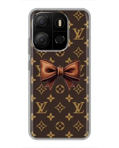 Чехол для TECNO Pop 7 с картинкой «LV с бантом» Чехол для TECNO Pop 7 с картинкой «LV с бантом»