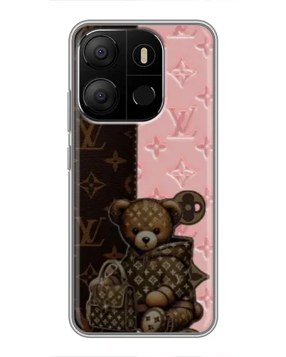 Чехол для TECNO Pop 7 с картинкой «Мишка в стиле LV» Чехол для TECNO Pop 7 с картинкой «Мишка в стиле LV»