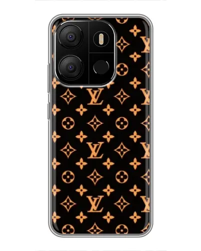Чехол для TECNO Pop 7 с картинкой «Золотая монограмма LV» Чехол для TECNO Pop 7 с картинкой «Золотая монограмма LV»