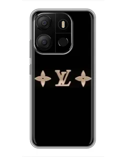 Чехол для TECNO Pop 7 с картинкой «Louis Vuitton — минимализм»