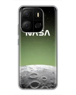 Чехол для TECNO Pop 7 с картинкой «NASA — лунный градиент»