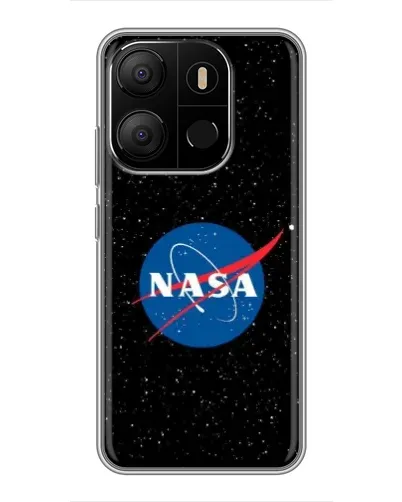 Чехол для TECNO Pop 7 с картинкой «NASA — звездное небо»
