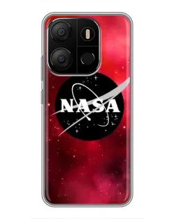 Чехол для TECNO Pop 7 с картинкой «NASA — красная туманность» Чехол для TECNO Pop 7 с картинкой «NASA — красная туманность»