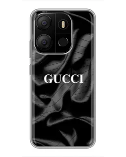 Чехол для TECNO Pop 7 с картинкой «Gucci — шелковые волны» Чехол для TECNO Pop 7 с картинкой «Gucci — шелковые волны»