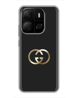 Чехол для TECNO Pop 7 с картинкой «Минимализм Gucci»