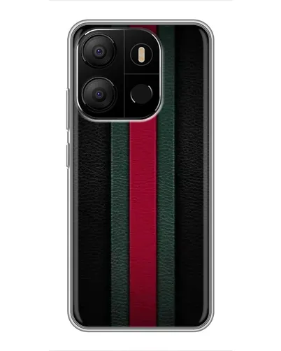 Чехол для TECNO Pop 7 с картинкой «Gucci — неоновая линия»