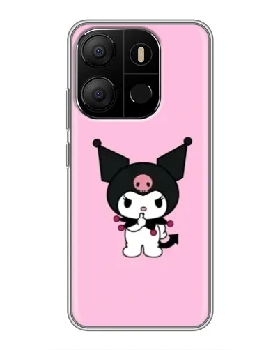 Чехол для TECNO Pop 7 с картинкой «Kuromi — розовая нежность» Чехол для TECNO Pop 7 с картинкой «Kuromi — розовая нежность»
