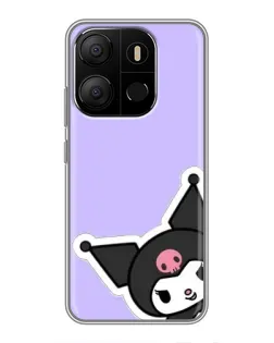 Чохол для TECNO Pop 7 з картинкою «Кумедна Kuromi»