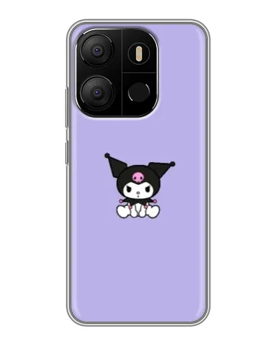 Чехол для TECNO Pop 7 с картинкой «Kuromi — фиолетовый минимализм» Чехол для TECNO Pop 7 с картинкой «Kuromi — фиолетовый минимализм»