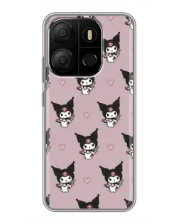 Чохол для TECNO Pop 7 з картинкою «Kuromi — нічний сон»