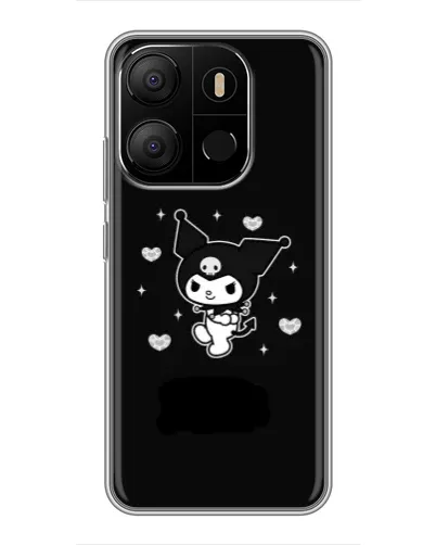 Чехол для TECNO Pop 7 с картинкой «Черная Куроми» Чехол для TECNO Pop 7 с картинкой «Черная Куроми»