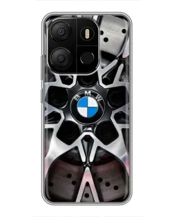 Чехол для TECNO Pop 7 с картинкой «BMW — деталь диска» Чехол для TECNO Pop 7 с картинкой «BMW — деталь диска»