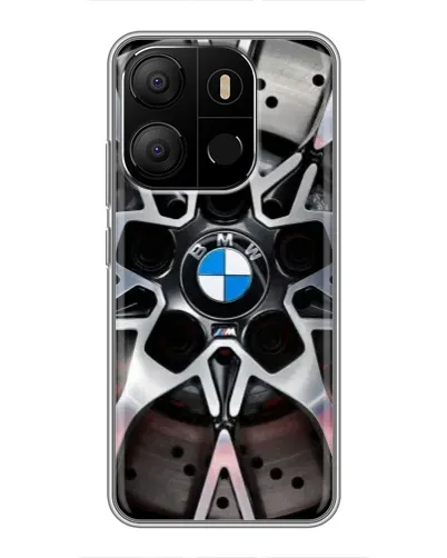 Чехол для TECNO Pop 7 с картинкой «BMW — деталь диска» Чехол для TECNO Pop 7 с картинкой «BMW — деталь диска»