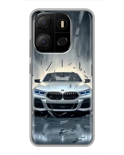 Чехол для TECNO Pop 7 с картинкой «BMW в свете фар» Чехол для TECNO Pop 7 с картинкой «BMW в свете фар»