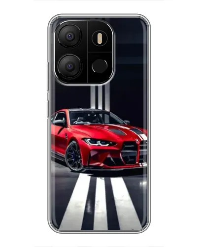 Чехол для TECNO Pop 7 с картинкой «Красная BMW на дороге» Чехол для TECNO Pop 7 с картинкой «Красная BMW на дороге»