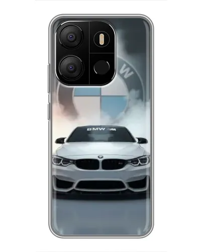 Чехол для TECNO Pop 7 с картинкой «BMW в белом дыму» Чехол для TECNO Pop 7 с картинкой «BMW в белом дыму»