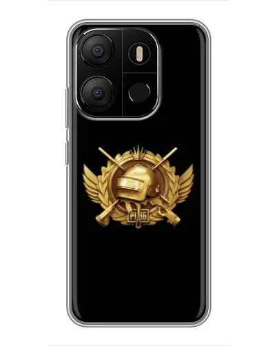 Чехол для TECNO Pop 7 с картинкой «PUBG — оранжевый градиент» Чехол для TECNO Pop 7 с картинкой «PUBG — оранжевый градиент»