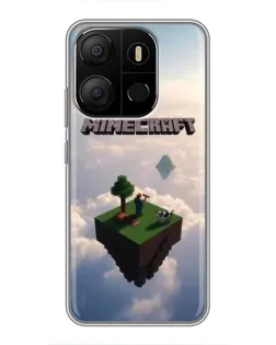 Чехол для TECNO Pop 7 с картинкой «Небесный остров»