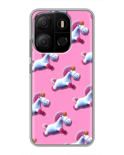Чехол для TECNO Pop 7 с картинкой «Единороги на розовом» Чехол для TECNO Pop 7 с картинкой «Единороги на розовом»