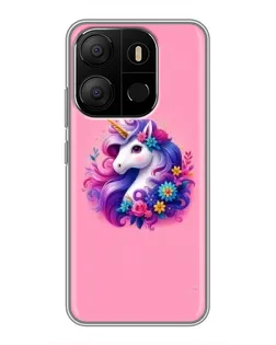 Чехол для TECNO Pop 7 с картинкой «Сказочный единорог»