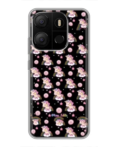 Чехол для TECNO Pop 7 с картинкой «Magic Unicorn паттерн» Чехол для TECNO Pop 7 с картинкой «Magic Unicorn паттерн»