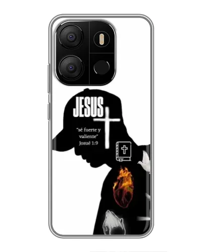 Чехол для TECNO Pop 7 с картинкой «Духовный Воин»