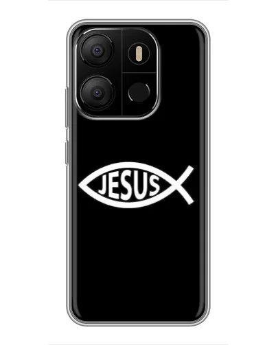 Чехол для TECNO Pop 7 с картинкой «Классический Jesus»