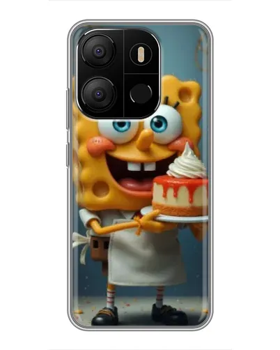 Чехол для TECNO Pop 7 с картинкой «Повар Спанч Боб» Чехол для TECNO Pop 7 с картинкой «Повар Спанч Боб»