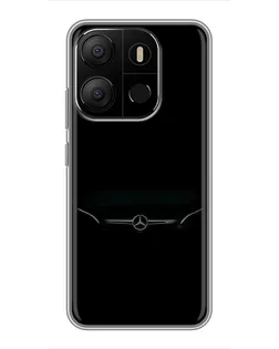 Чехол для TECNO Pop 7 с картинкой «Mercedes Stealth Look»