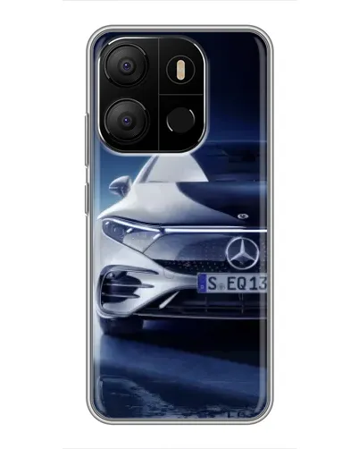 Чехол для TECNO Pop 7 с картинкой «Mercedes EQ — будущее»