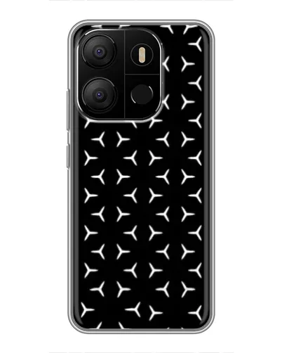 Чехол для TECNO Pop 7 с картинкой «Mercedes паттерн звезд» Чехол для TECNO Pop 7 с картинкой «Mercedes паттерн звезд»