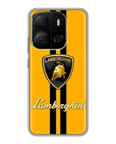 Чехол для TECNO Pop 7 с картинкой «Lamborghini Stripe желтый» Чехол для TECNO Pop 7 с картинкой «Lamborghini Stripe желтый»
