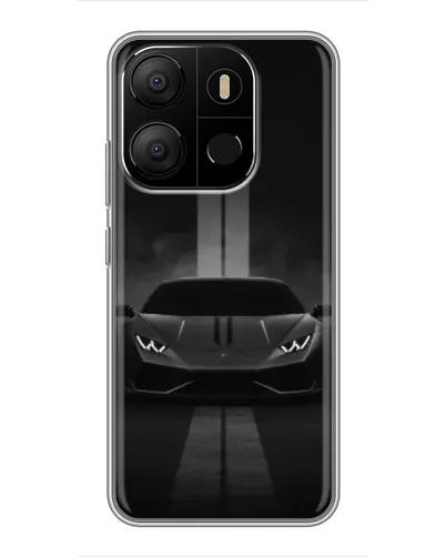 Чехол для TECNO Pop 7 с картинкой «Lamborghini симметрия дорог» Чехол для TECNO Pop 7 с картинкой «Lamborghini симметрия дорог»