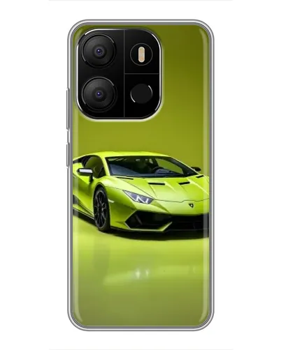 Чехол для TECNO Pop 7 с картинкой «Салатовый Lamborghini Huracan» Чехол для TECNO Pop 7 с картинкой «Салатовый Lamborghini Huracan»